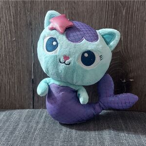 Gabby's Dollhouse MerCat 8" Plush Stuffed Animal Mermaid Kitty Cat Toy